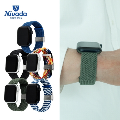 [니바다] 5008M 애플워치 스트랩 버클 루프밴드(42/44/45mm)_색상 택1