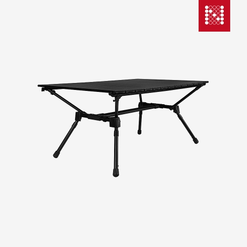 노마드 3단 솔리드 테이블 90 경량 분리형 롤업 캠핑 용품 N-8352