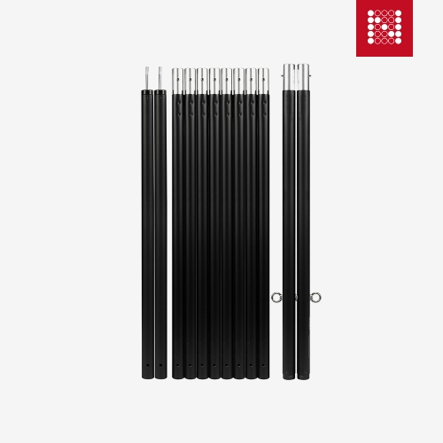 노마드 코린토스 엑스 폴 블랙 차박 휴대용 캠핑 용품 N-8232