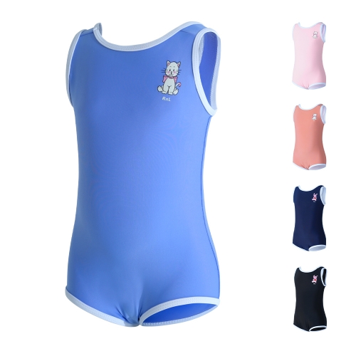 알앤엘 베이직 라인 여아 실내 수영복 2(S)~12(JM) (파스텔퍼플)