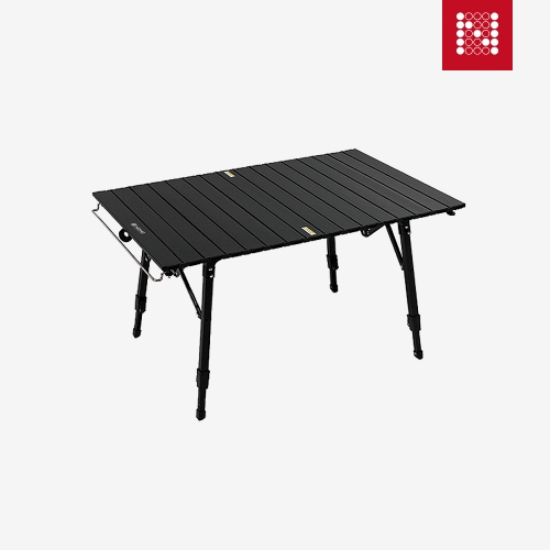 노마드 투엑스 롤업테이블 120 블랙 높이조절 휴대용 접이식 캠핑 용품 N-8399