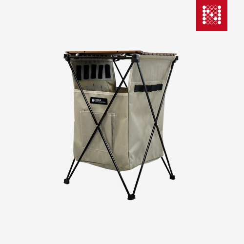 노마드 롤업바스켓 탄 진열장 폴딩선반 캐비닛 캠핑 용품 N-8397