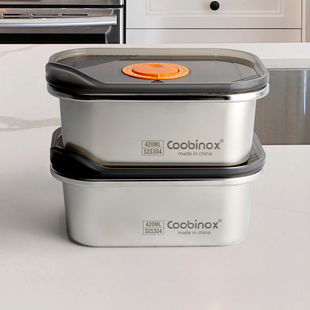 [쿠비녹스] 핑거락 스텐팩 2호-2 CO-50-80 /(420ml X2ea)