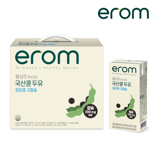 [이롬 황성주] 국산콩두유 검은콩 고칼슘 190ml x 100팩