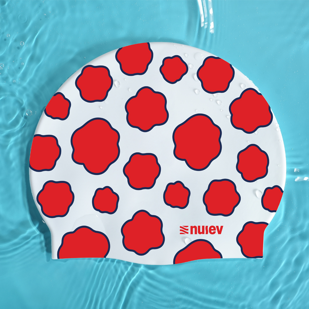 누이브 스윔 몽실 실리콘 수모 수영모자 (2컬러/택1)