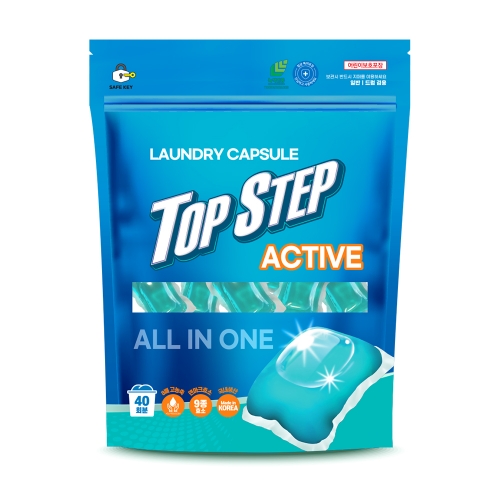 [탑스텝] 캡슐세제 액티브 40개입