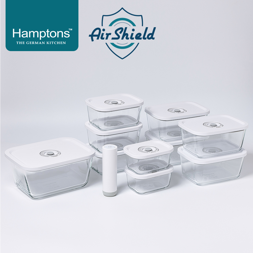 [Hamptons] 햄튼 에어실드 원터치 진공 밀폐용기세트(21P)-E