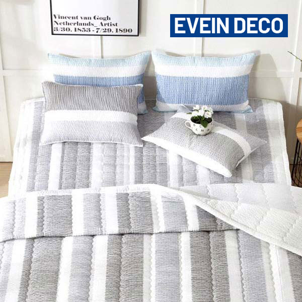 [EVAIN] 이베인 루비아 샤카 패드 싱글(S)_110×200cm(색상:블루,그레이)