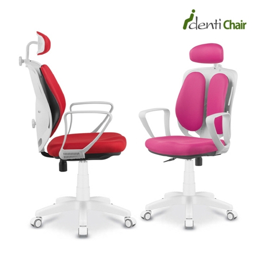 [아이덴티] 3세대 조습군 듀얼체어 방습.항균소재적용 학생의자 사무용의자 (NFC-IDT11)
