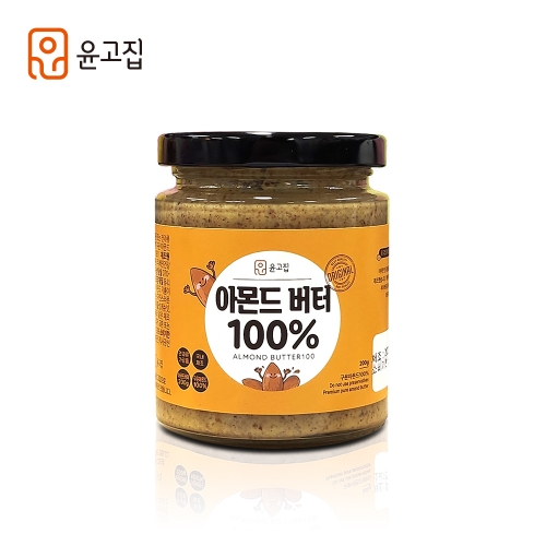 [윤고집] 아몬드버터 100% 200g