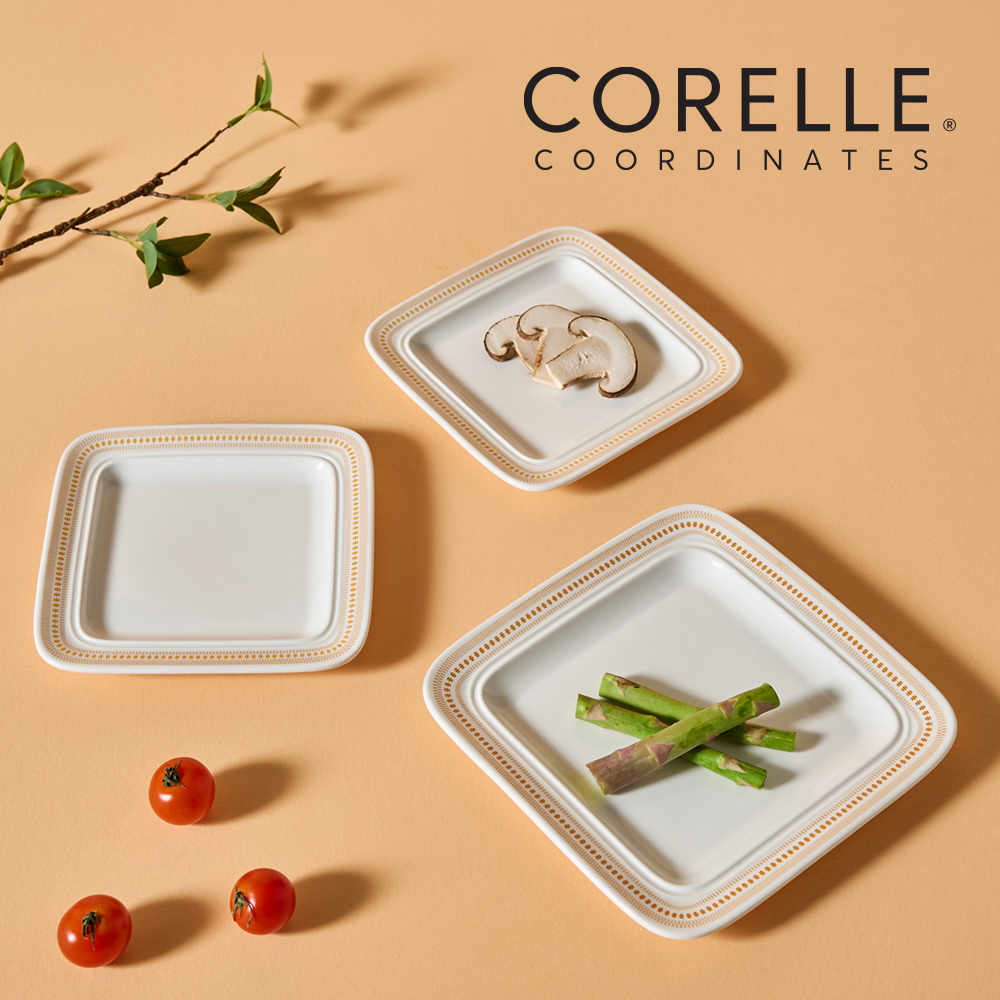 [코렐] 코디네이츠 로즈몬트 정사각 3P_(6.5”정사각2p,8”정사각1p)