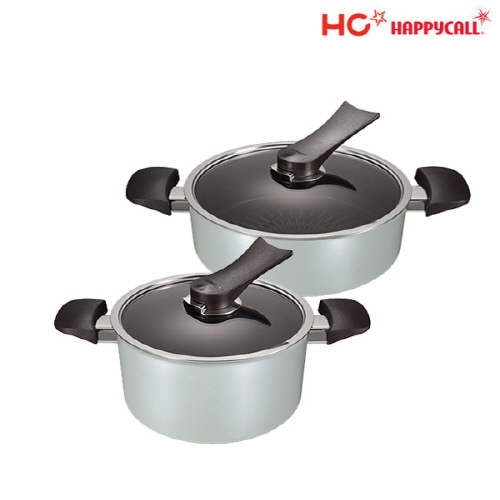 [HC해피콜] 뉴버던트 티타늄 IH 냄비 2종D (양수20,전골24)