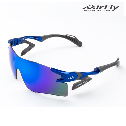 [에어플라이] AirFly 코받침 없는 스포츠고글 AF-301 WV BLUE 편광렌즈