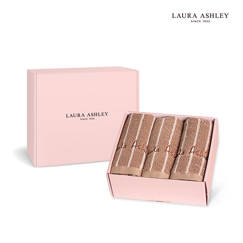 [로라애슐리] 뉴클래식 에디션 스트라이프 타월 60수_180g*3매 (색상/택1)