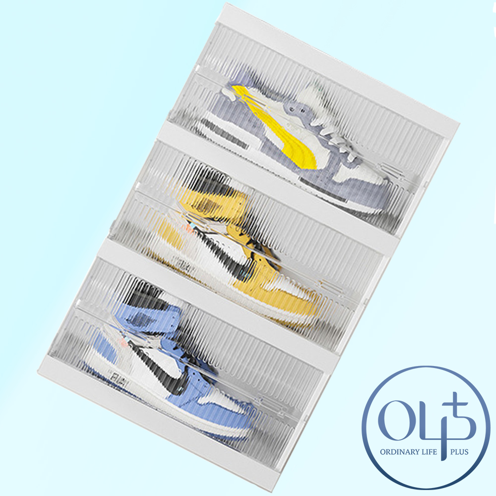 [오라플] 신발보관함 신발정리함 투명 슈케이스 3단