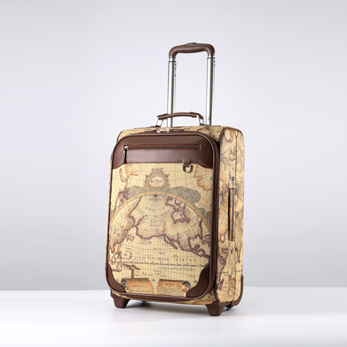 [이태리 명품 Le Voci]르보치 PVC 고지도 기내용 가방(LVKH-1207S)