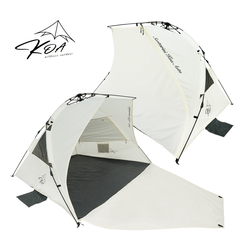 [KOA] 코아 산토리니 비치 쉘터 플러스(3~4인용)/ 색상: 탄, 아이보리