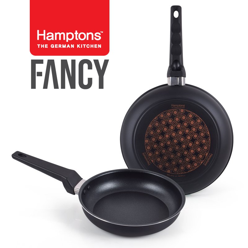 [Hamptons] 햄튼 팬시 다이아몬드5중코팅 후라이팬2종세트-A (HTDF-20F26F)