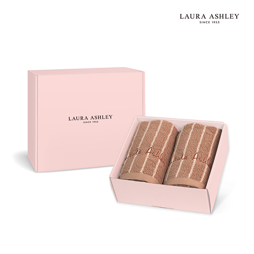 [로라애슐리] 뉴클래식 에디션 스트라이프 타월 60수_180g*2매 (색상/택1)