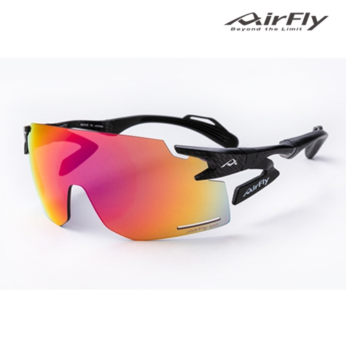[에어플라이] AirFly 코받침 없는 스포츠고글 AF-301 BK ROSE GOLD 미러렌즈
