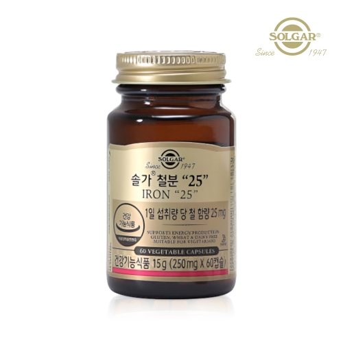 [솔가] 철분제 25 60캡슐
