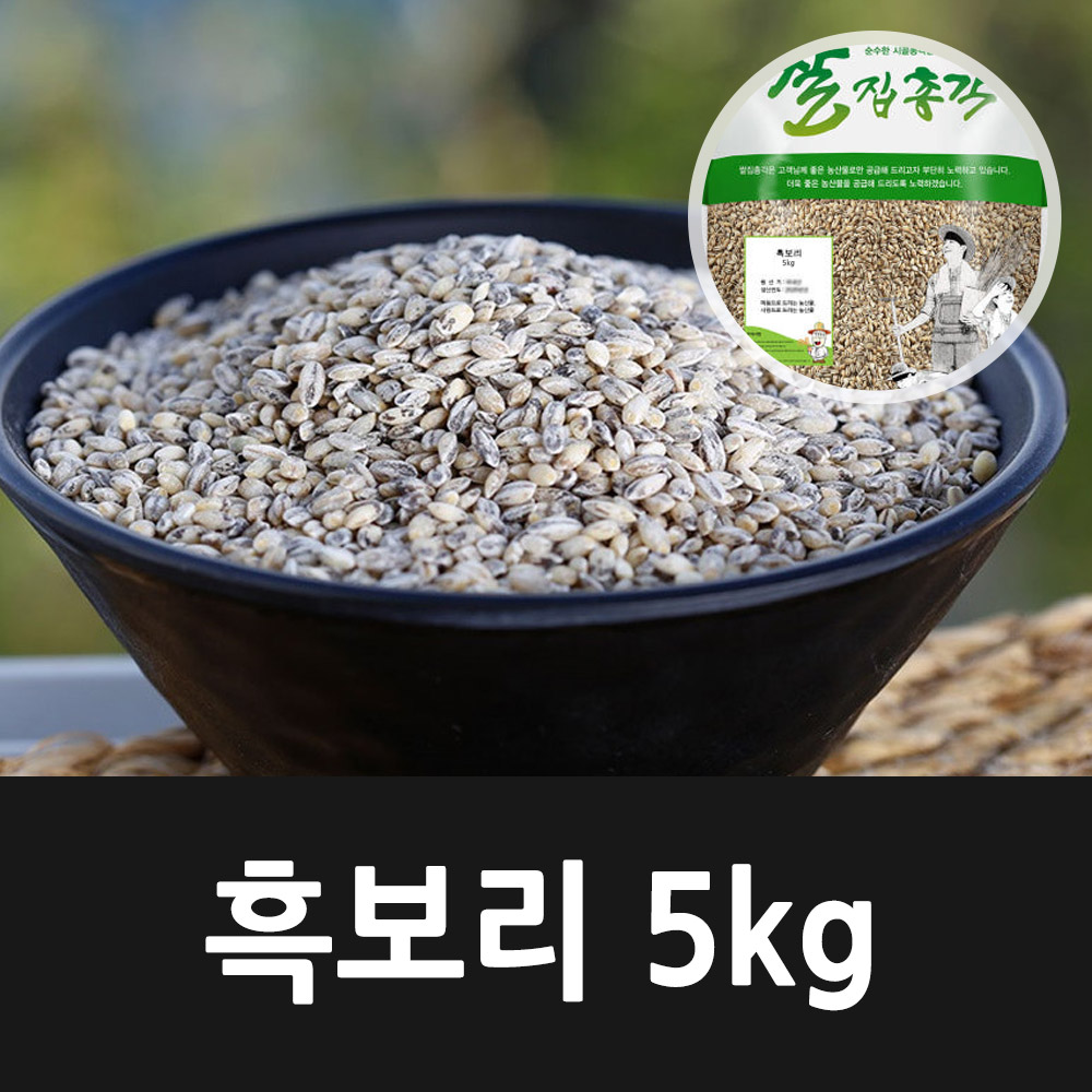[2024년햇곡] 국내산 흑보리 5kg