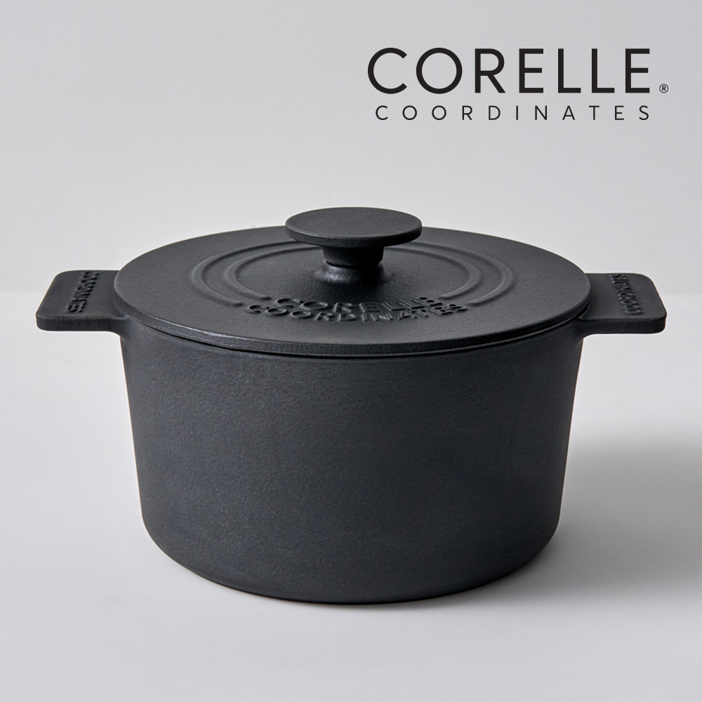 [코렐] 코디네이츠 무쇠 애슐리 무광블랙 18cm 양수냄비