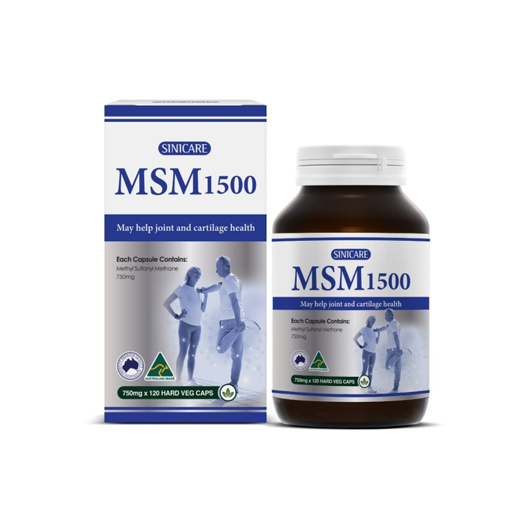 [시니케어] 엠에스엠1500 (MSM) 750mg 120캡슐