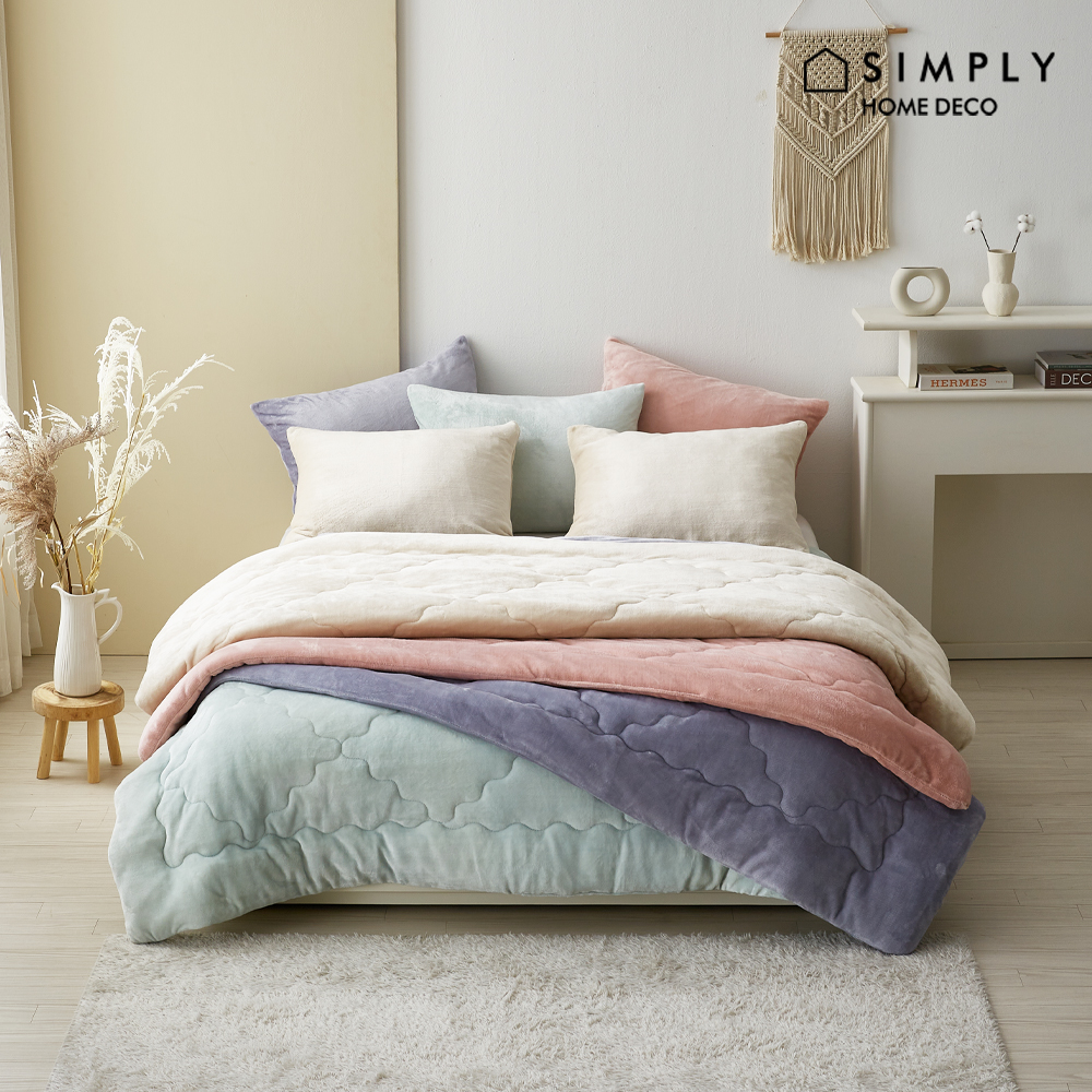 [simply home] 심플리홈 텐더 프리미엄 극세사 이불(Q)_(가방 미포함) (색상4종/택1)