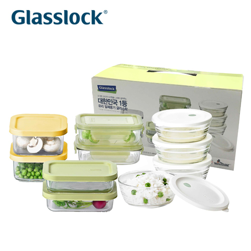 [글라스락] 뉴올리브 혼합 10조 20p