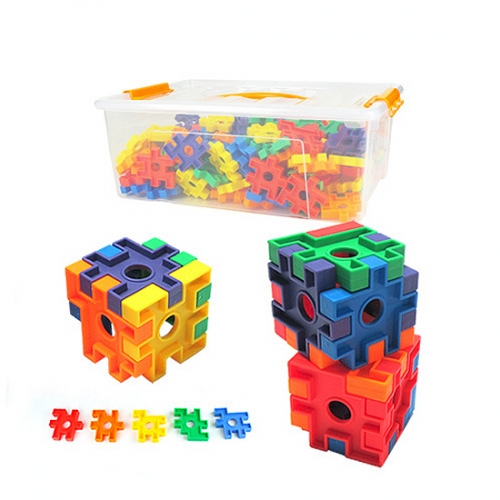 [지니맥] 큐빅패널 창의블록세트 144피스