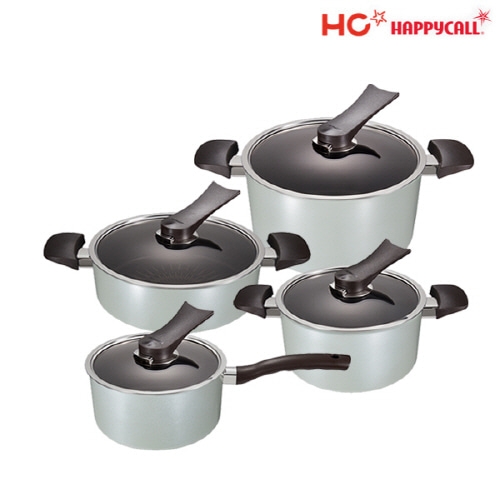 [HC해피콜] 뉴버던트 티타늄 IH 냄비 4종 (편수18,양수20,전골24,곰솥24)