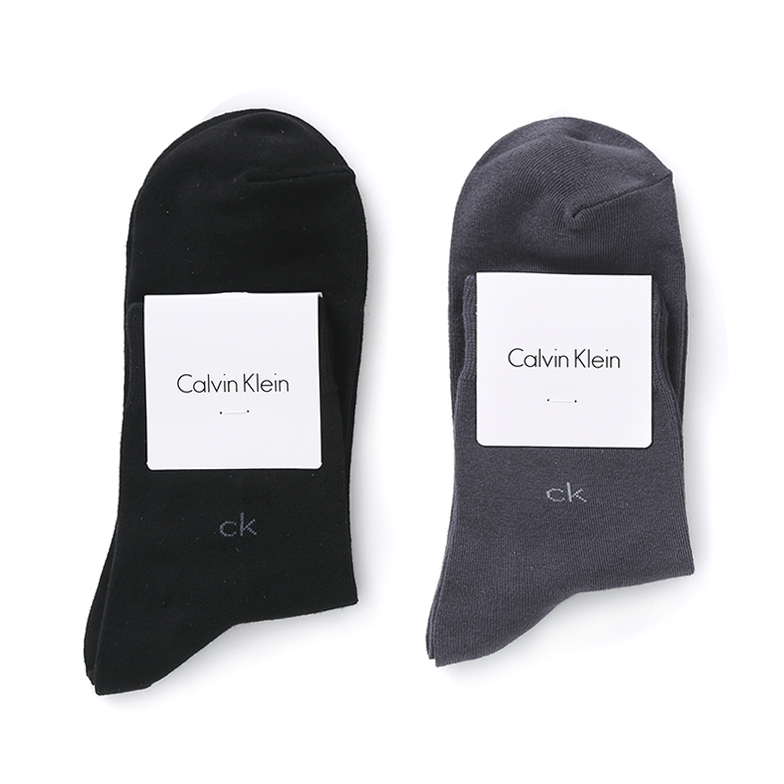 [캘빈클라인] 신사중목 양말 2족 세트 CK40976-2