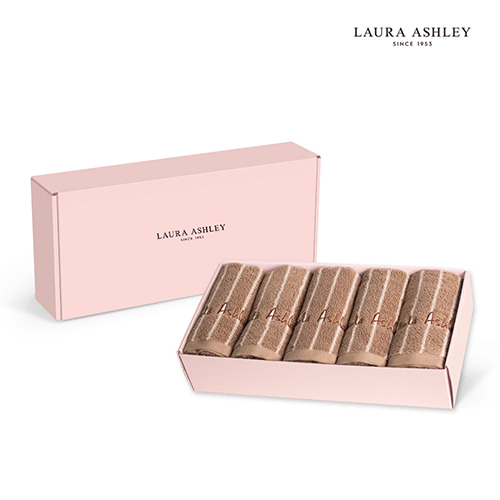 [로라애슐리] 뉴클래식 에디션 스트라이프 타월 60수_180g*5매 (색상/택1)