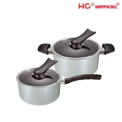 [HC해피콜] 뉴버던트 티타늄 IH 냄비 2종A (편수18,양수20)