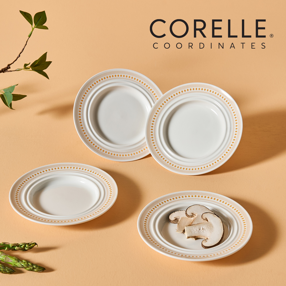 [코렐] 코디네이츠 로즈몬트 접시6in 4P