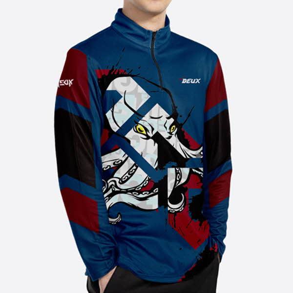 듀스피싱 기능성 사계절용 낚시의류 낚시져지 긴팔티셔츠 QDT-914