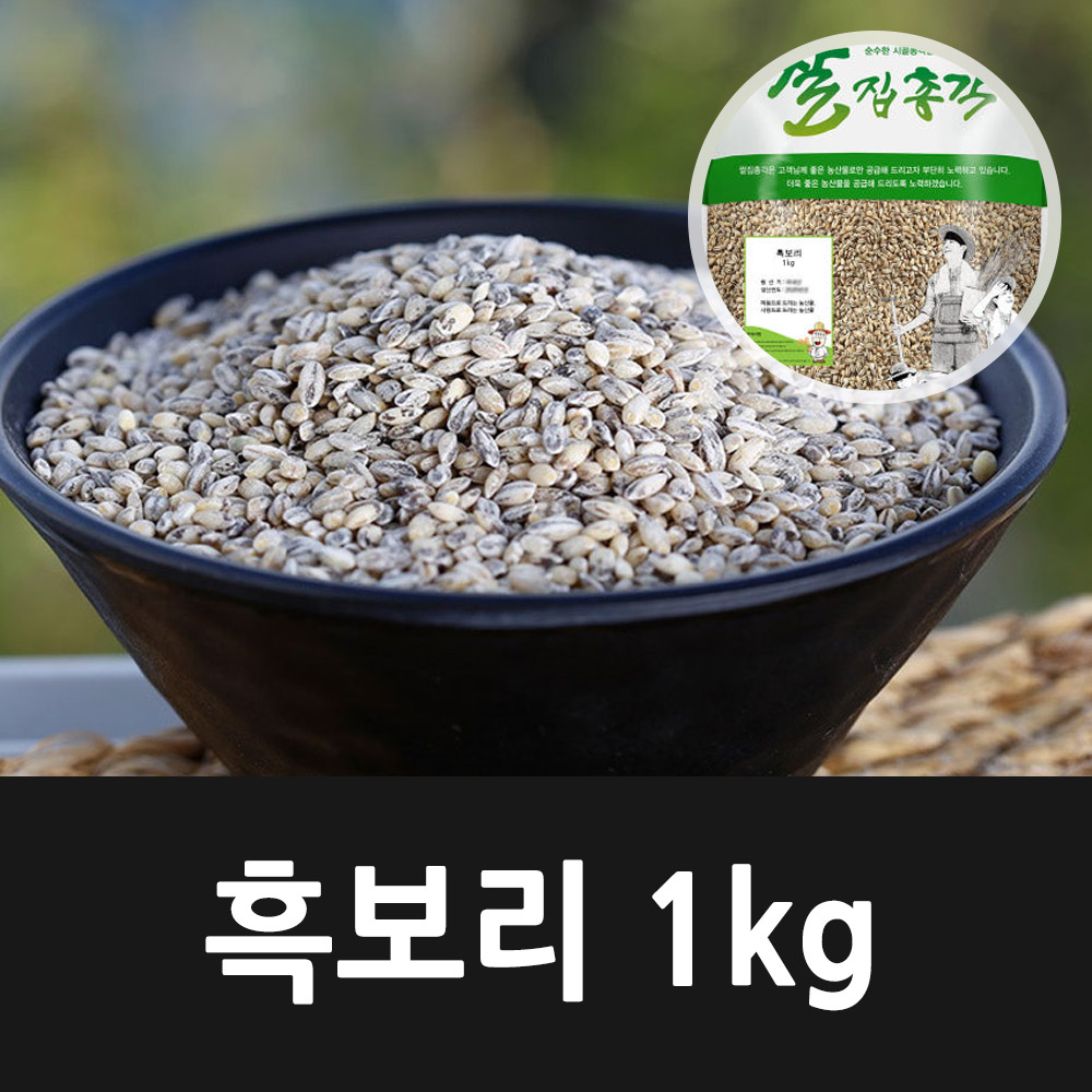 [2024년햇곡] 국내산 흑보리 1kg