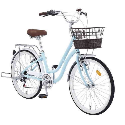 [삼천리자전거] 2025년형 시티형 레스포 프림로즈 7단 24인치(16.1kg)