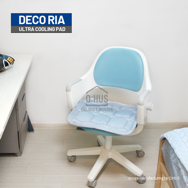 [DECO RIA] 1+1 데코리아 울트라쿨링 냉감소재 3D 메쉬 쿨방석 45X45cm_2P구성