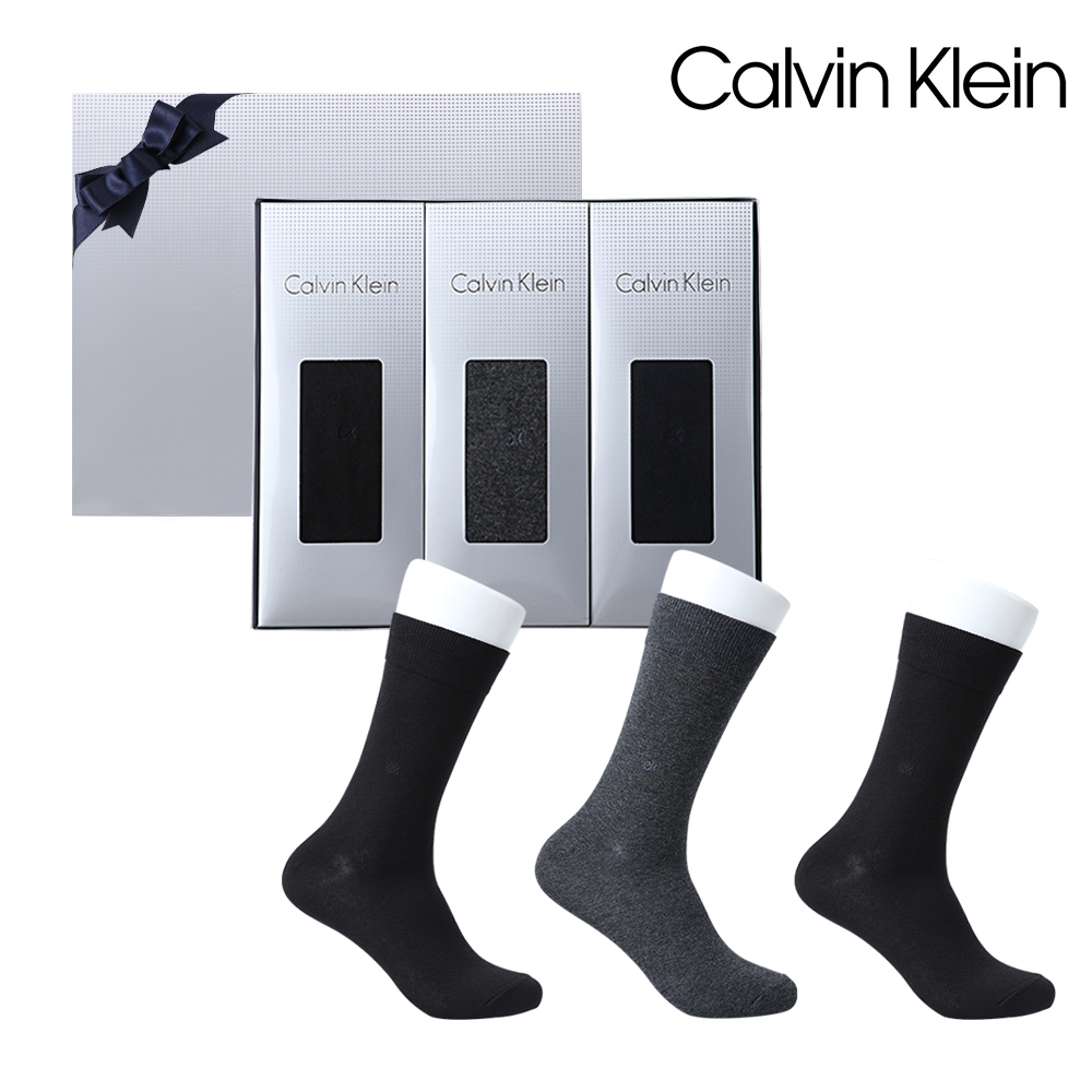 [캘빈클라인] 신사정장 양말 3족 세트 CK40993-3