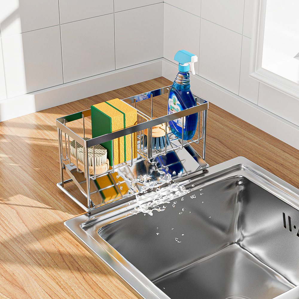 [오라플] 올스텐 수세미 물빠짐 거치대 21.2x8.3x10.2cm