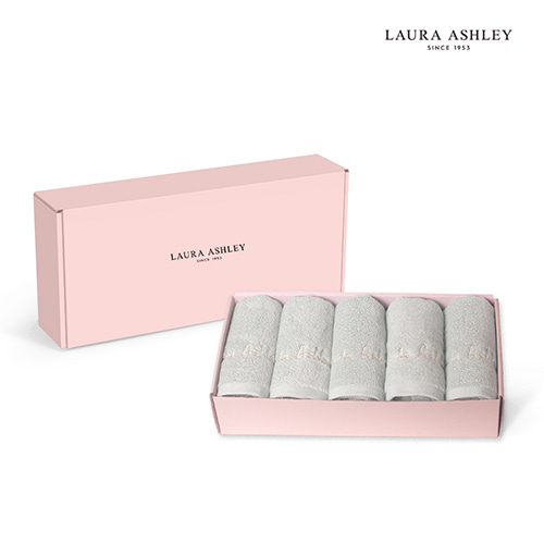 [로라애슐리] 스탠다드 타월 60수_180g*5매 (색상/택1)