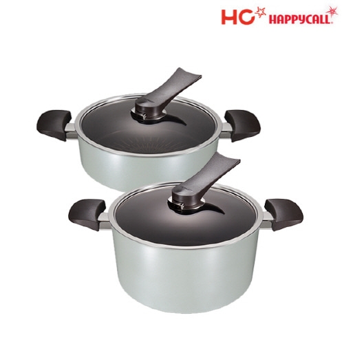 [HC해피콜] 뉴버던트 티타늄 IH 냄비 2종F (전골24,곰솥24)