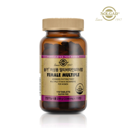 [솔가] 여성용 멀티비타민 미네랄 110정