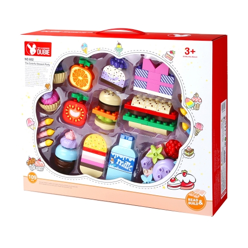 [지니맥] 디저트만들기 유아블록 (듀플로호환)