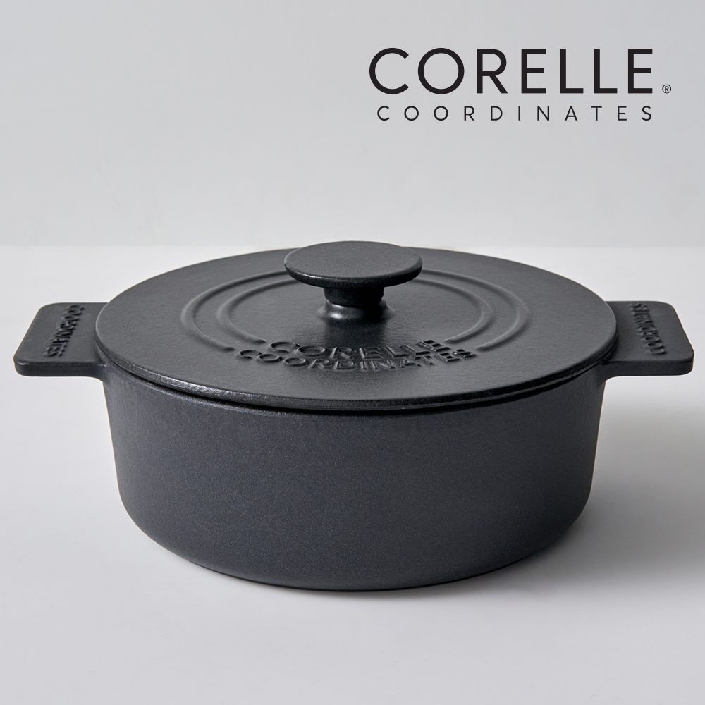 [코렐] 코디네이츠 무쇠 애슐리 무광블랙 22cm 전골냄비