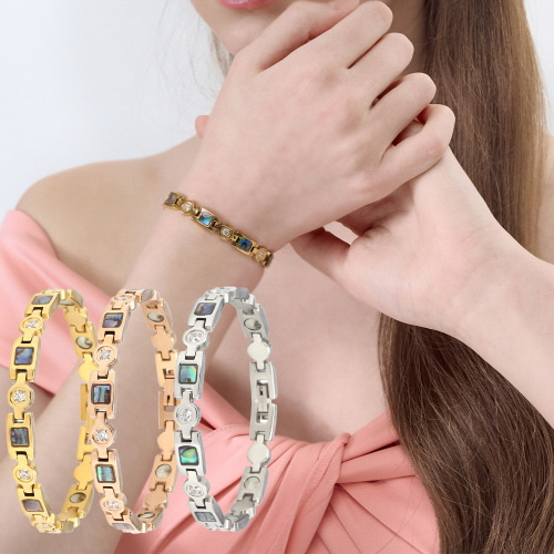 [토르소] 여성용 게르마늄 건강팔찌 TGB2005-GD/RG/SV(색상 택1)