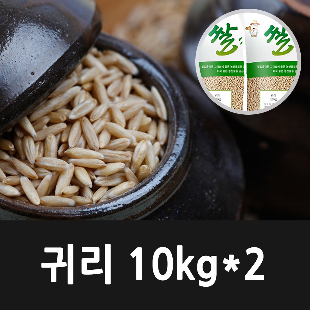 [2024년햇곡] 캐나다산 귀리 10kg x 2 (총20kg)