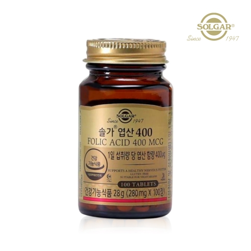 [솔가] 엽산 400 100정